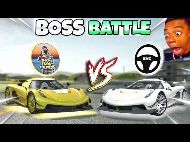 @vickylolgaming VS @AutomotiveGamers||Boss battle||Extreme car driving simulator||