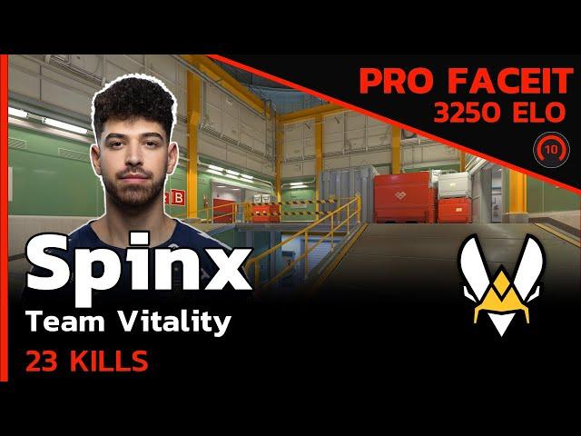 CS2 POV | Spinx Vitality PLAYS SMART CS on NUKE w/HeavyGod (NUKE) FACEIT LVL 10 | Jan 7, 2025