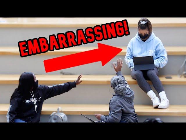 BLASTING EMBARRASSING MUSIC IN THE LIBRARY PRANK 3!!