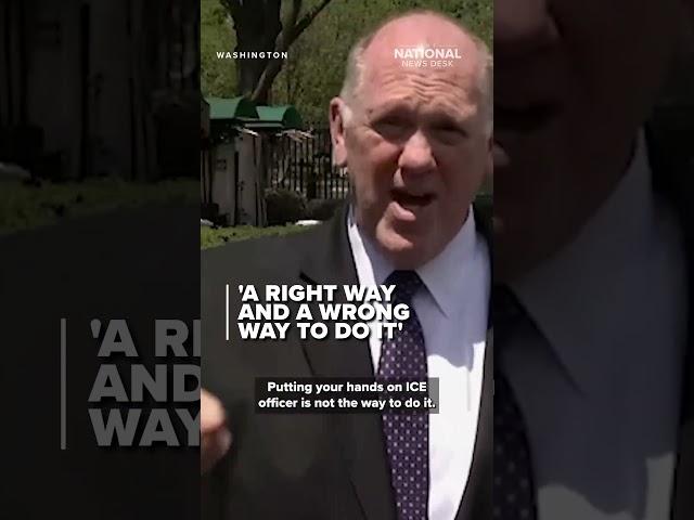 Border Czar on New Jersey ICE facility skirmish