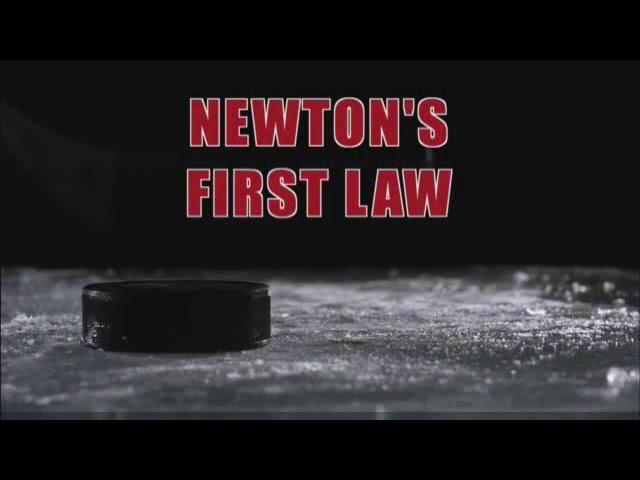 Science of NHL Hockey Newtons Three Laws Of Motion - Law 1