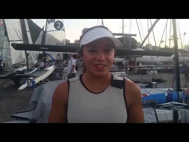 Alex Maloney Chats After a Good Day Racing in Rio