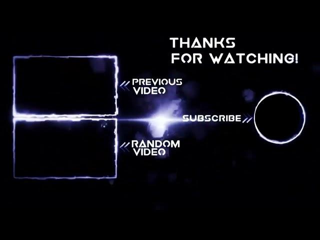 [FREE] OUTRO TEMPLATE (NO TEXT) #04 | FREE TO USE