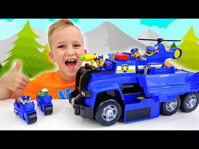 Vlad and Niki PAW Patrol Ultimate Cruiser Rescue