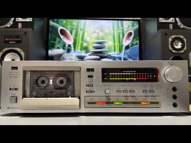 Tape Deck DIRECT DRIVE Sansui modelo D-350M - conservação raríssima