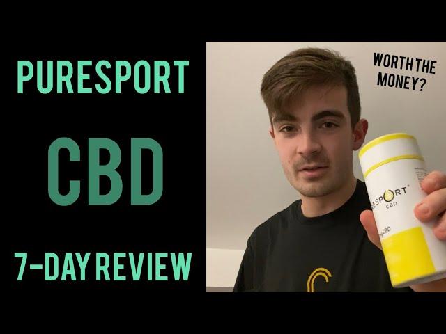 PURESPORT CBD 7-DAY REVIEW - WORTH THE MONEY?!