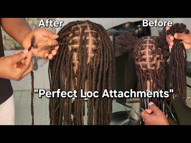 Dreadlocks Attachment Masterclass: Seamless Techniques #LocExtensions