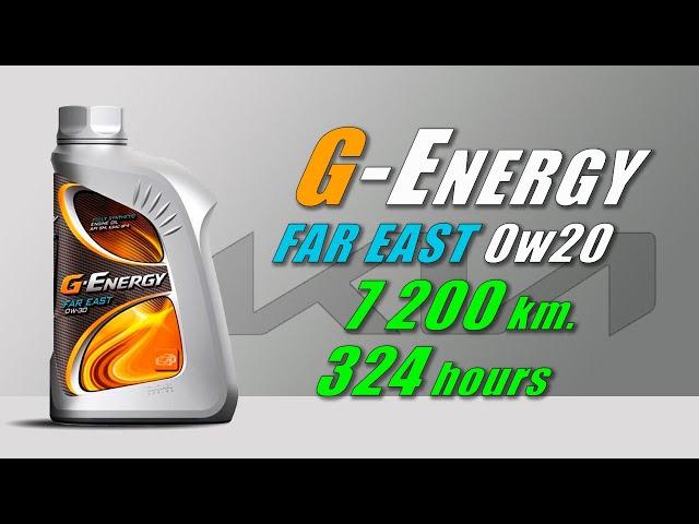 G-Energy Far East 0w20 (Kia, 7 200 km., 324 hours, gasoline)