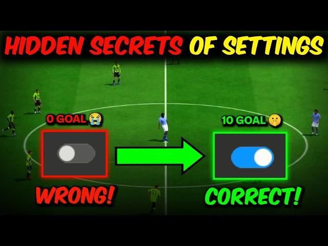 20 SECRETS on GAMEPLAY SETTING - NO ONE WILL TELL YOU in FC Mobile 25 | Mr. Believer