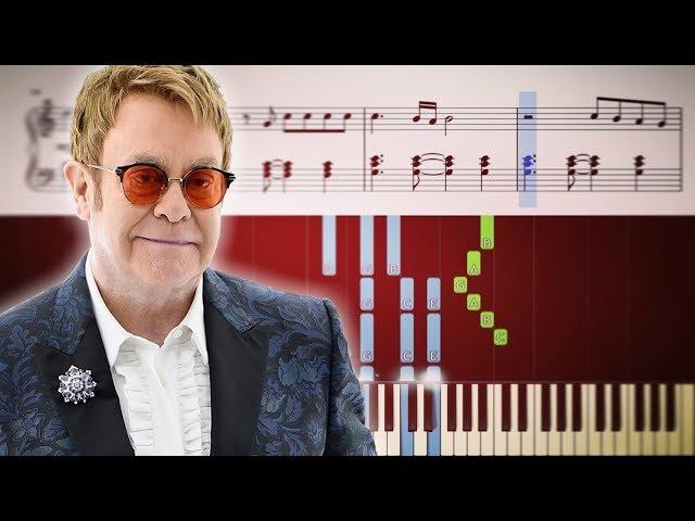 How To Play YOUR SONG by ELTON JOHN on piano