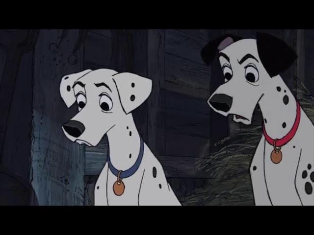 101 DALMATIANS HORSE KICK FULL SCENE