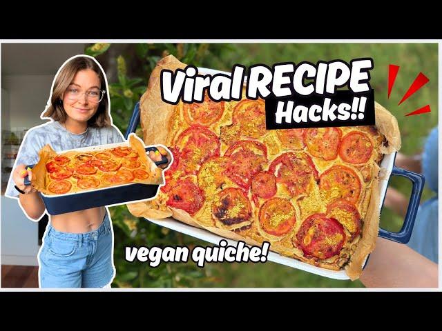 I made this Viral Quiche Recipe into a weight loss meal… (4 step hacks!)