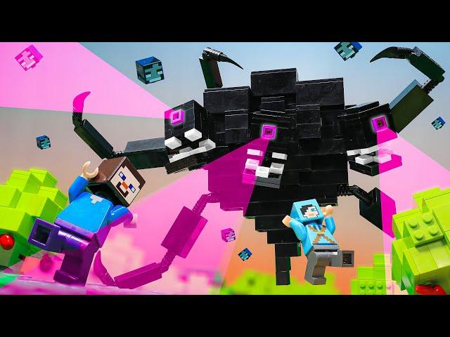 Witness The Power Of The Wither Storm! Destroy The Village - LEGO Minecraft Animation