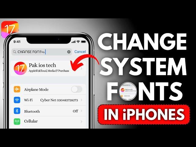 Get Custom System Font on iPhone | Change Fonts in iOS 17|Change System Fonts on iPhone| iPad | 2024