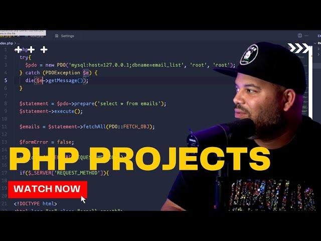 Practical PHP Projects to get hired as a Back End Developer