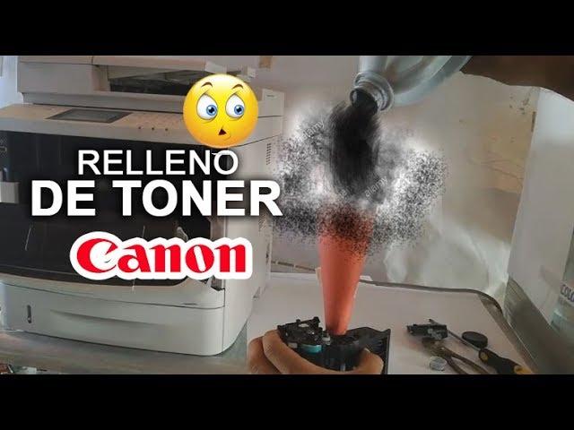 como rellenar toner canon varios modelos