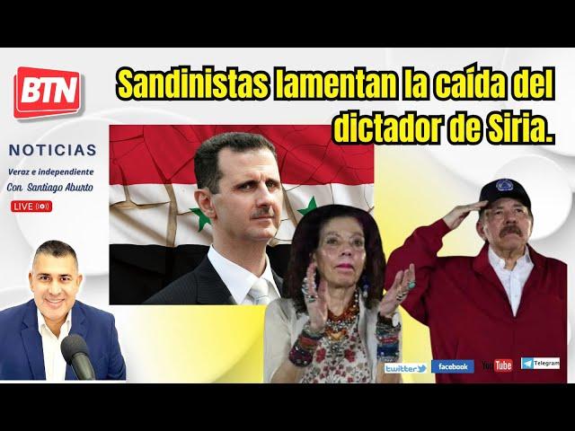 En Vivo: Sandinistas lamentan la caída del dictador de Siria. 09 Dic 2024.