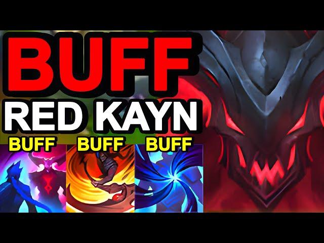 Wild Rift China Kayn Jungle - NEW OP BUFF Red Kayn Build Runes - Challenger Solo Rank Gameplay