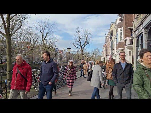 The Netherlands street walks: Utrecht's Saturday Ambiance. Walk tour. 4K. Just walking, no talking.