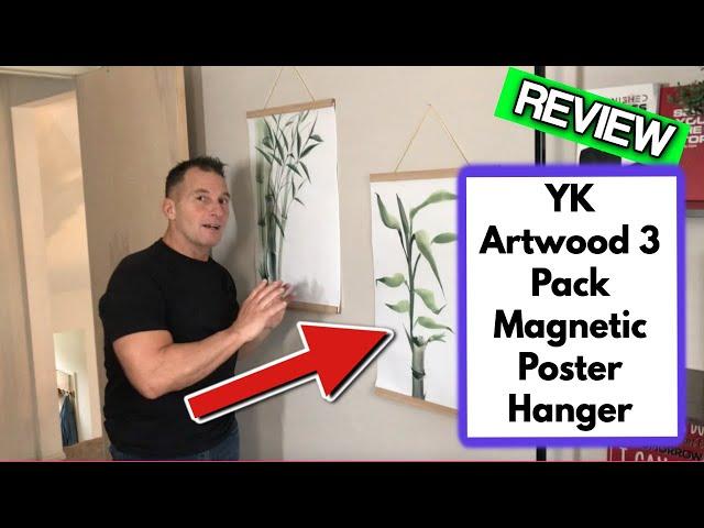 YK Artwood 3 Pack Magnetic Poster Hanger Frame