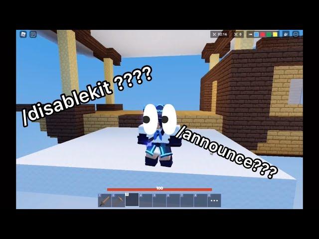 *NEW* Custom Commands In Roblox Bedwars!