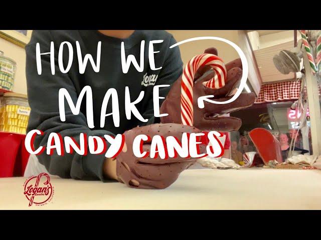 How We Make: Peppermint Candy Canes ️‍  // Logan's Candies