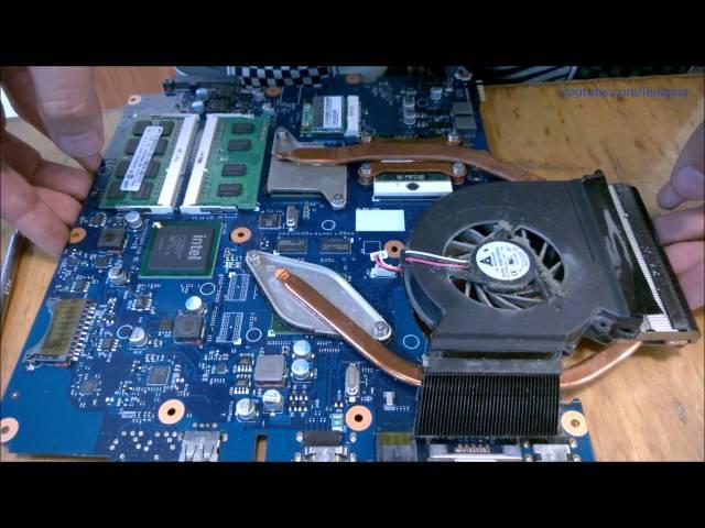 samsung r730 разборка, чистка / Disassembly