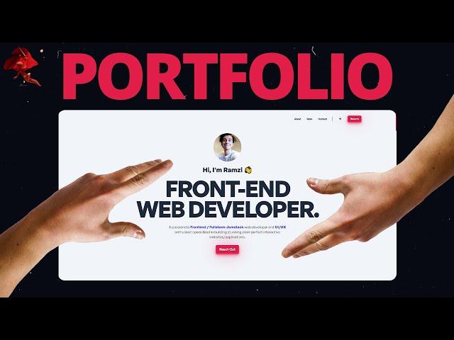 Build Your Portfolio Website - HTML CSS JS - Dark Mode - Lazy Loading