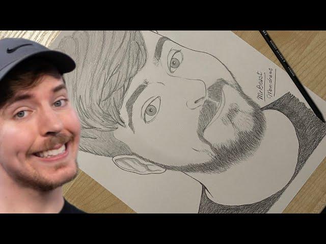 How To Draw MrBeast / How to Draw a Guy`s Face