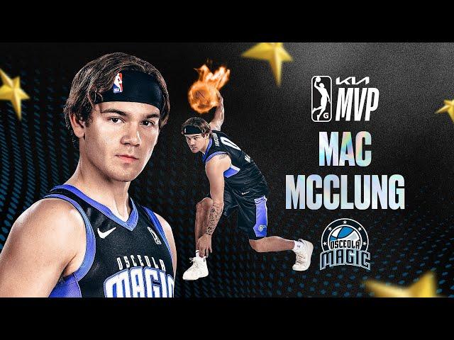 Mac McClung Named 2023-24 Kia NBA G League MVP