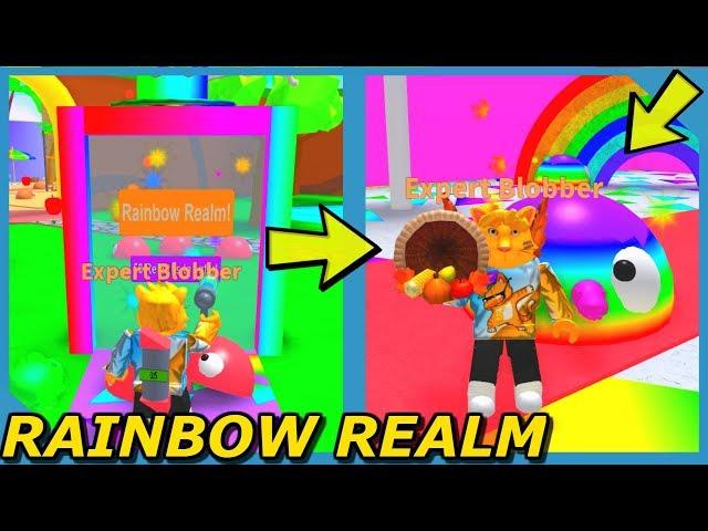 New Rainbow Realm and Trading in Roblox Blob Simulator Update!