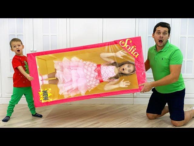 Sofia and a collection of new funny stories about toys for girls