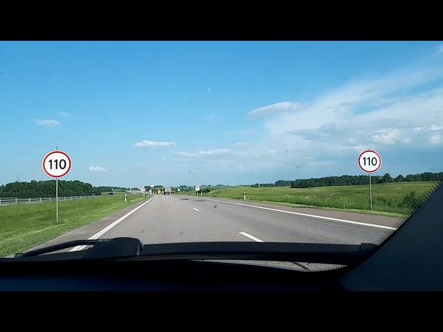 Time lapse highway Klaipėda - Kaunas (Lithuania) speed x16