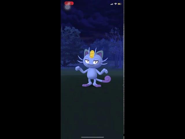 Shiny Pokemon,Meowth (Alola Form),Pokémon GO - October 10,2020