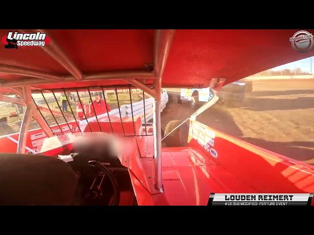 Louden Reimert On-Board 358 Modified Feature Event at Lincoln Speedway March 4th, 2023!