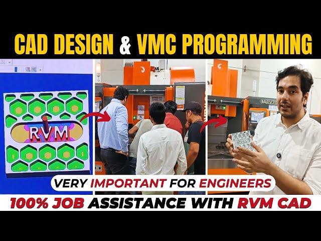 CAD to Programming & Production | Learn VMC Programming with CAD Design for Complete Engineering