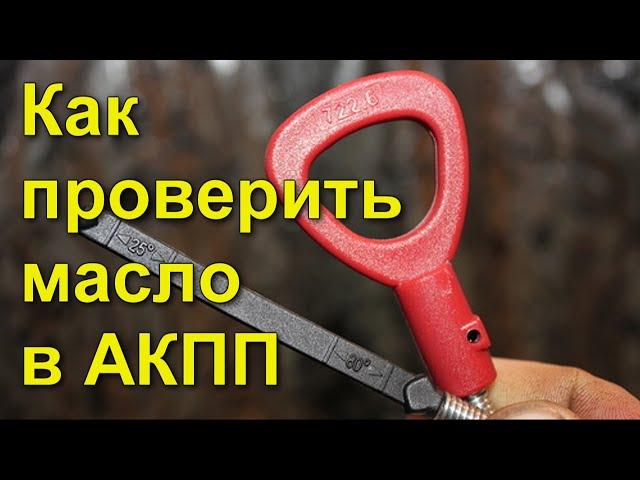 Как проверить масло в АКПП