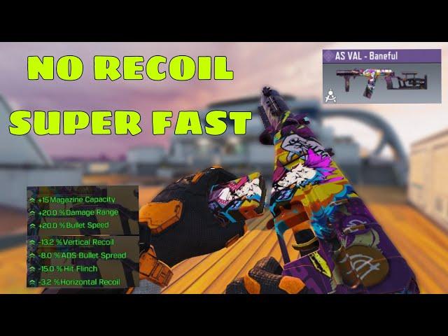 Best As Val Gunsmith For Call Of Duty Season 6 | No Recoil + Super Fast