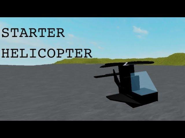 |ROBLOX PLANE CRAZY| How to make an small helicopter