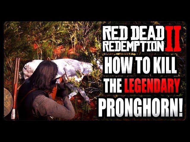 How To Kill The Legendary Pronghorn! (Red Dead Redemption 2)