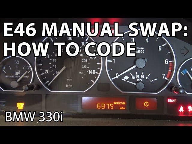 BMW E46 Manual Swap Project: How To Code the Vehicle Order DIY