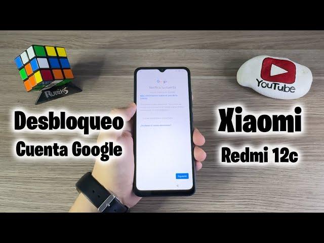 COMO QUITAR BLOQUEO GOOGLE *Xiaomi Redmi 12c* ultima Seguridad sin Pc