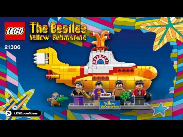 LEGO Ideas The Beatles YELLOW SUBMARINE 21306 Лего Жёлтая подводная лодка