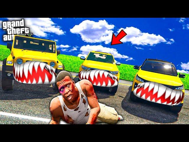 GTA 5 : Franklin & Shinchan's New Car Is A Cursed Killer Car GTA 5! SK Plays Part 03