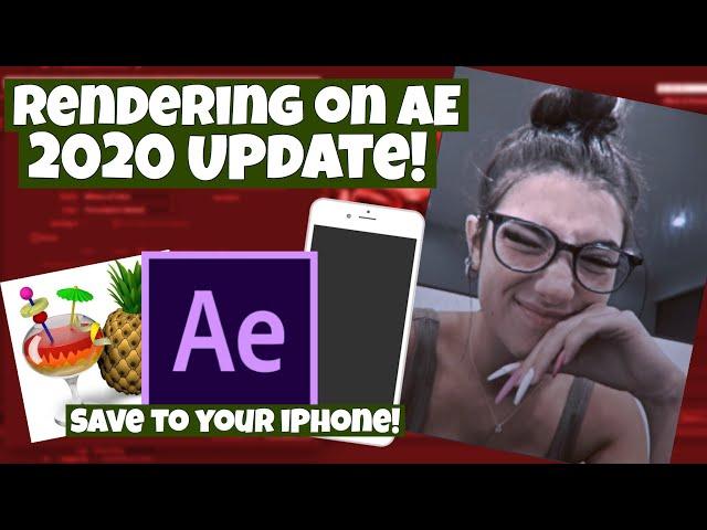how to render + transfer after effects edits 2020| Handbrake tutorial