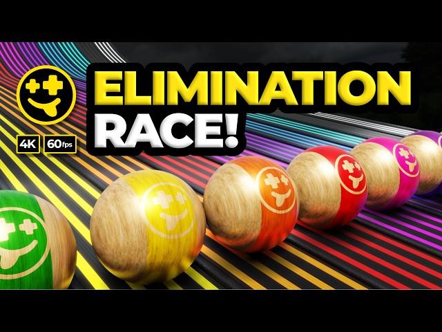 Marble Elimination Race! - Don't be LAST!  | #marbles #marblerun #marblerace #asmr #sensory