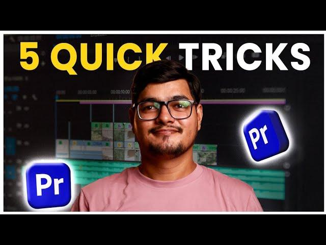 5 Premiere Pro tricks Every Video Editor should know  | Lalit Mohan Pandey