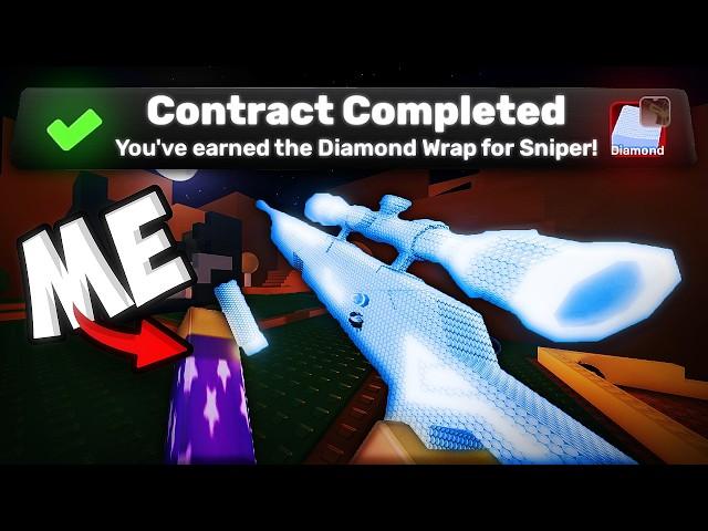 I UNLOCKED the DIAMOND WRAP for SNIPER... (Roblox Rivals)