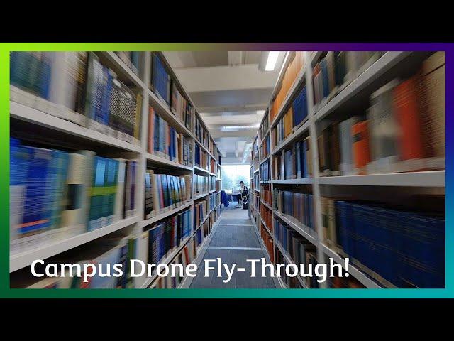 MUST WATCH! Insane Drone Fly-Through Tour of campus! University of Stirling