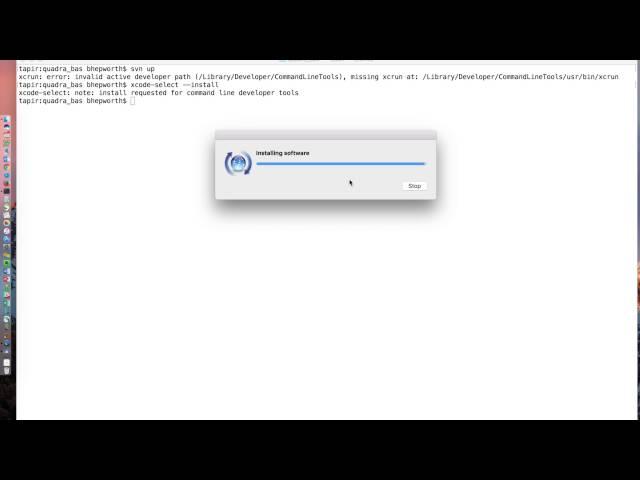 Install or Fix subversion / command line tools on Mac OS X